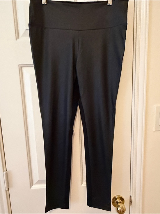 Stella & Dot Pants - Stella & Dot Black Faux Leather Ponte Leggings